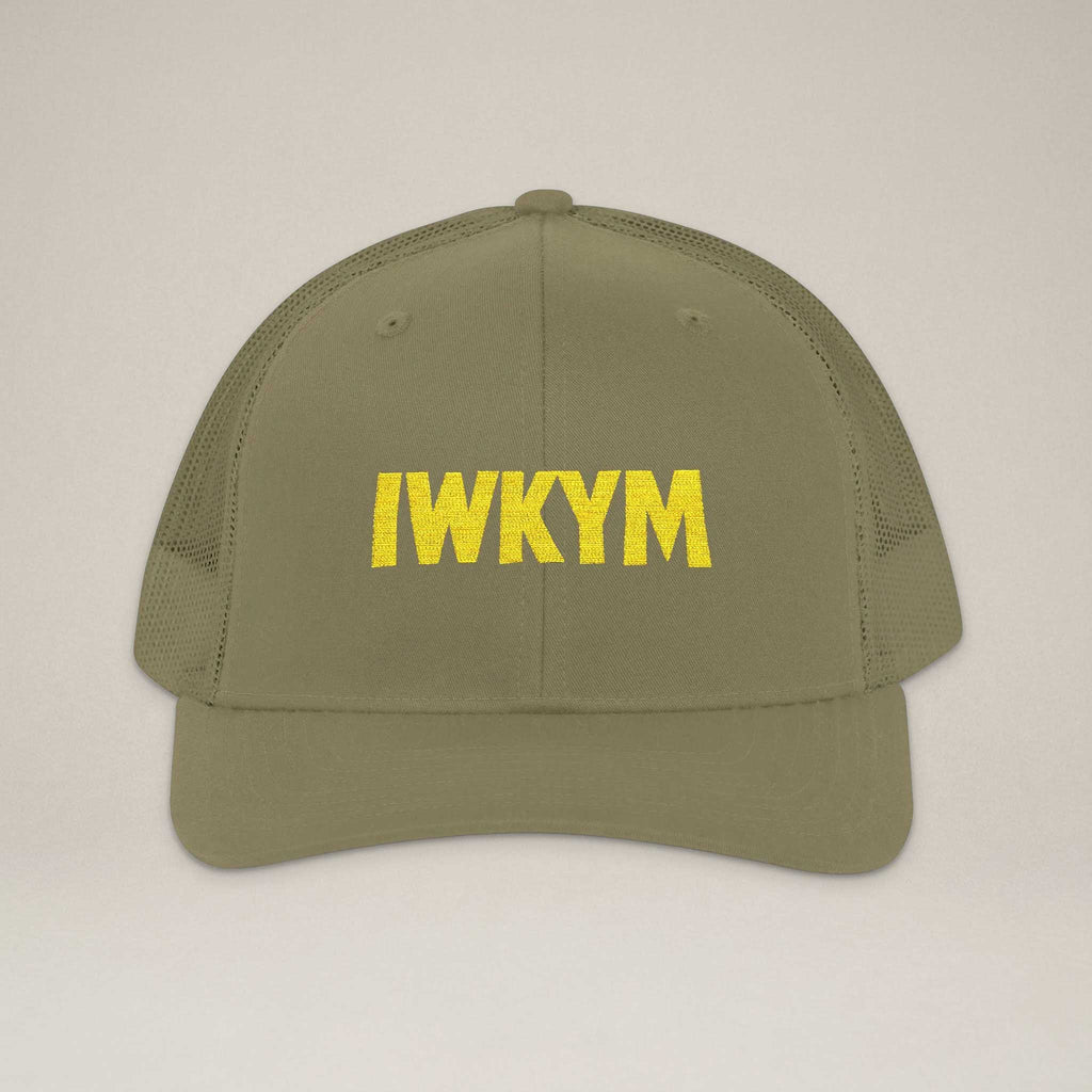 IWKYM Embroidered Trucker Cap Mesh Snapback | Dungeon Crawler Carl Fan Art