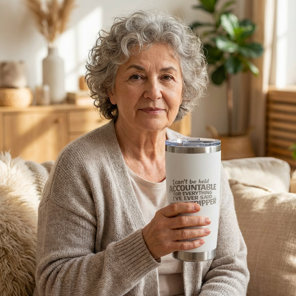 I 'Can't Be Held Accountable for Everything I've Ever Said to a Stripper' 20 oz  Engraved Tumbler