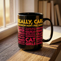 Princess Donut "Really, Carl. You Know How I Feel About..." Mug | Black 15oz