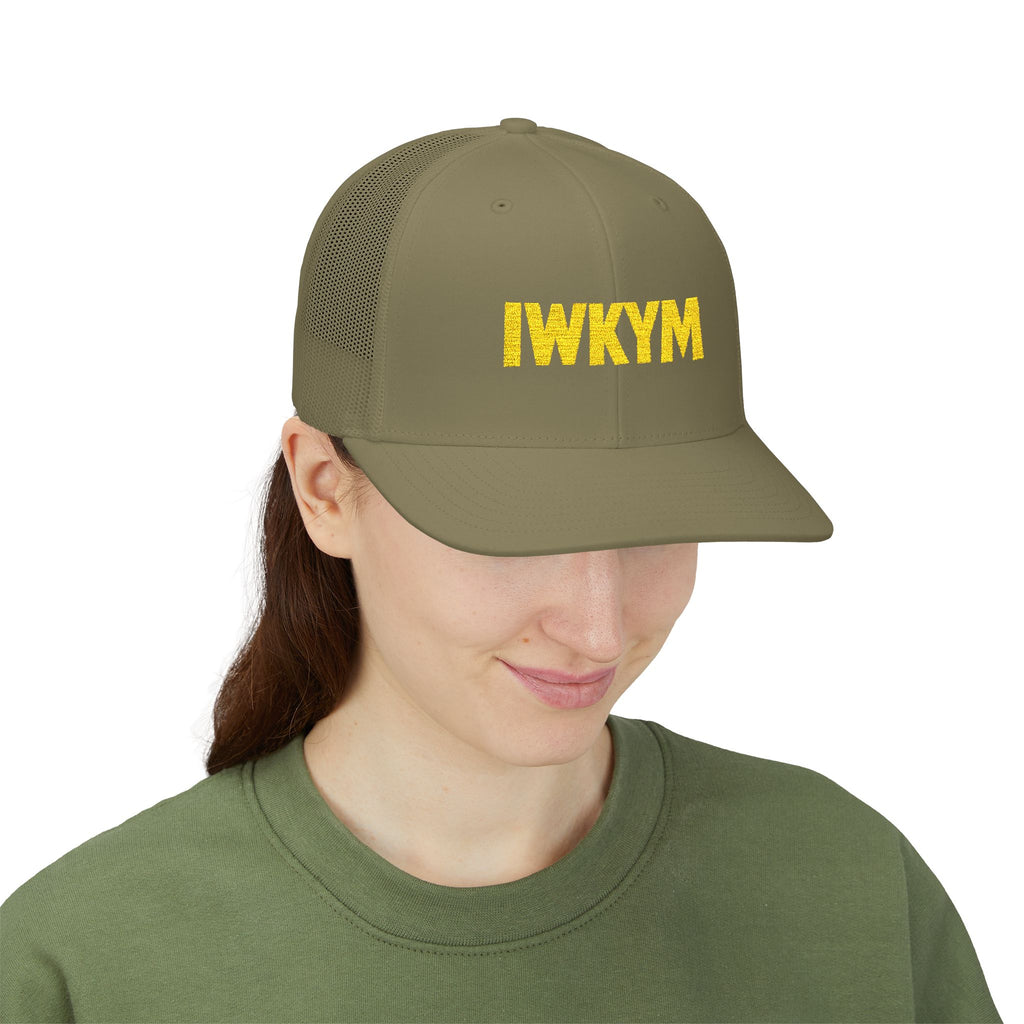 IWKYM Embroidered Trucker Cap Mesh Snapback | Dungeon Crawler Carl Fan Art