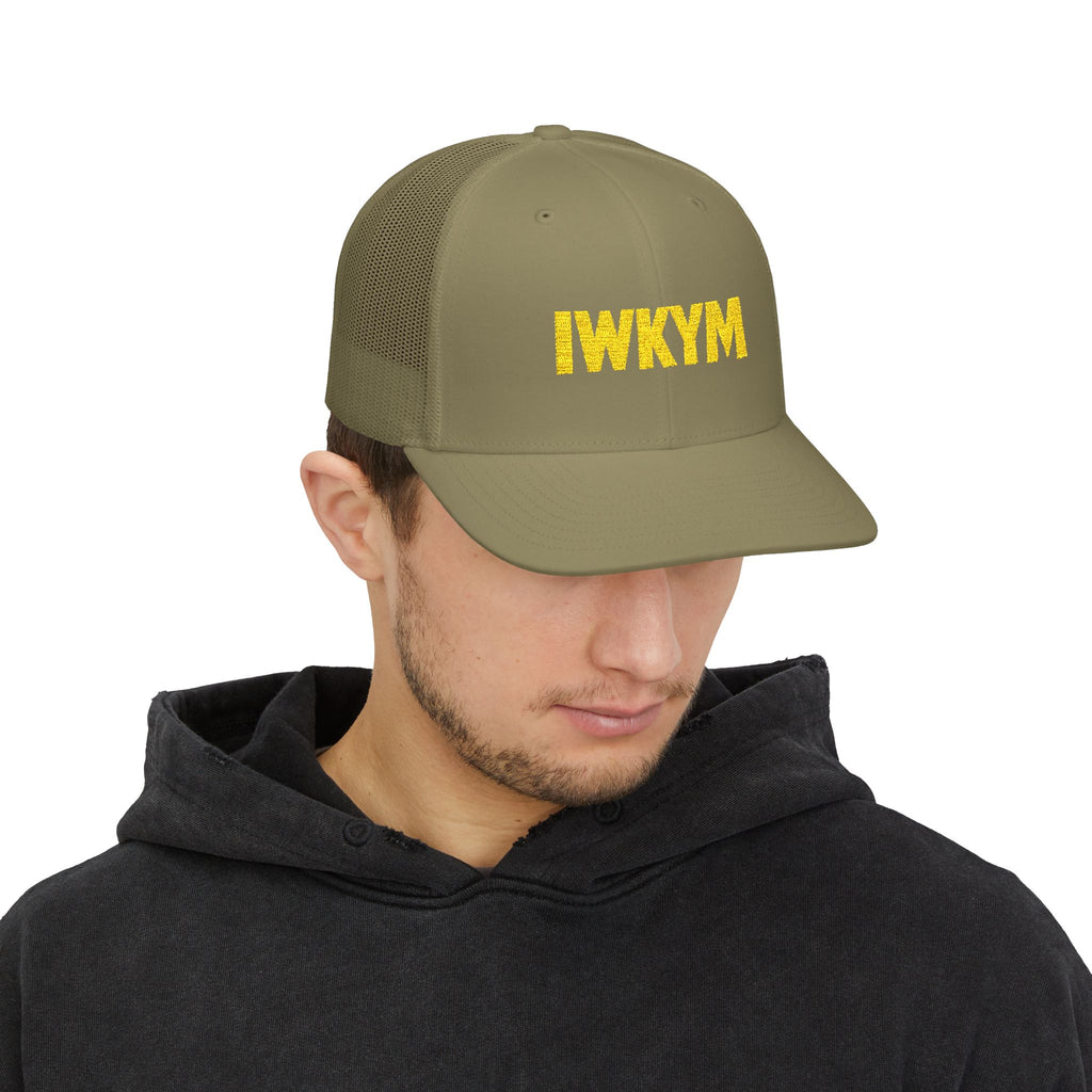 IWKYM Embroidered Trucker Cap Mesh Snapback | Dungeon Crawler Carl Fan Art
