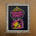 Goddamnit Donut Cross Stitch Pattern (PDF)