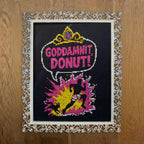 Goddamnit Donut Cross Stitch Pattern (PDF)