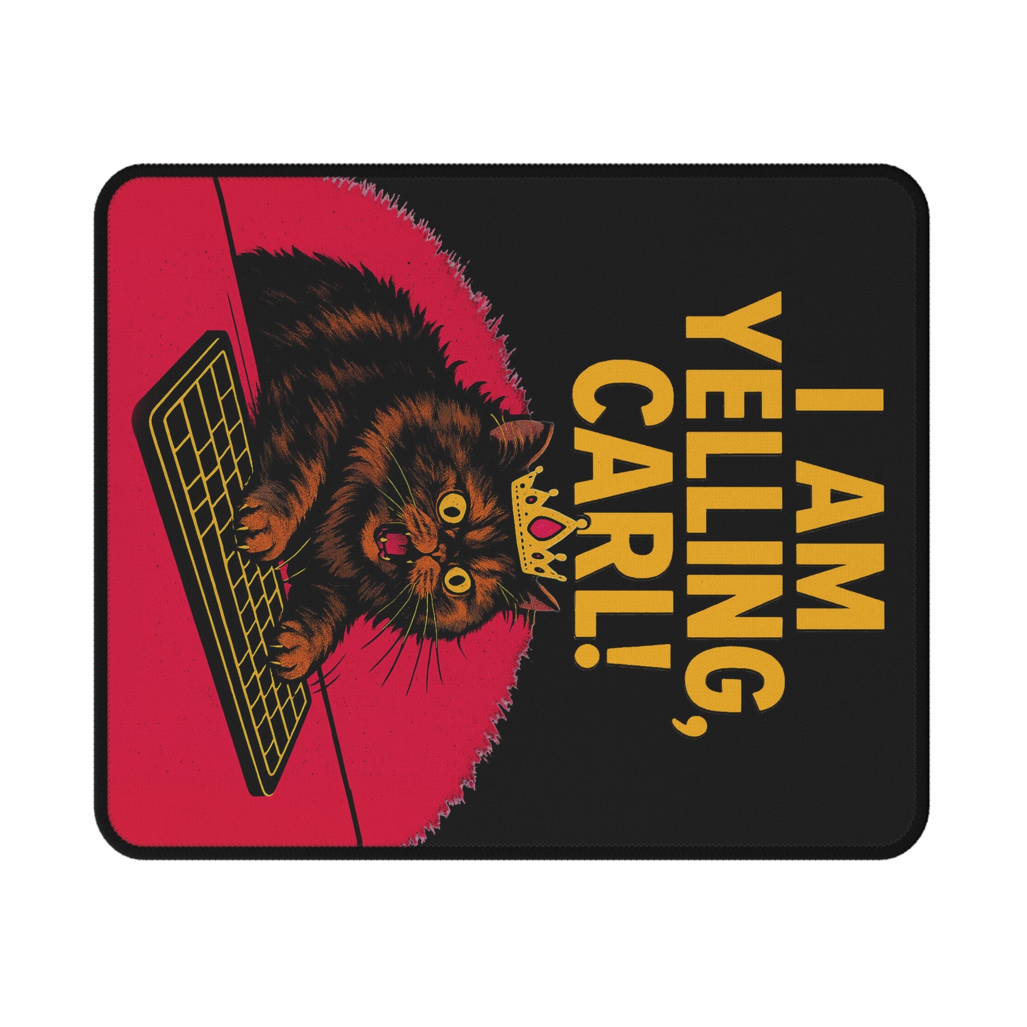 Princess Donut "I Am Yelling, Carl" Mouse Pad - Dungeon Crawler Carl Fan Art