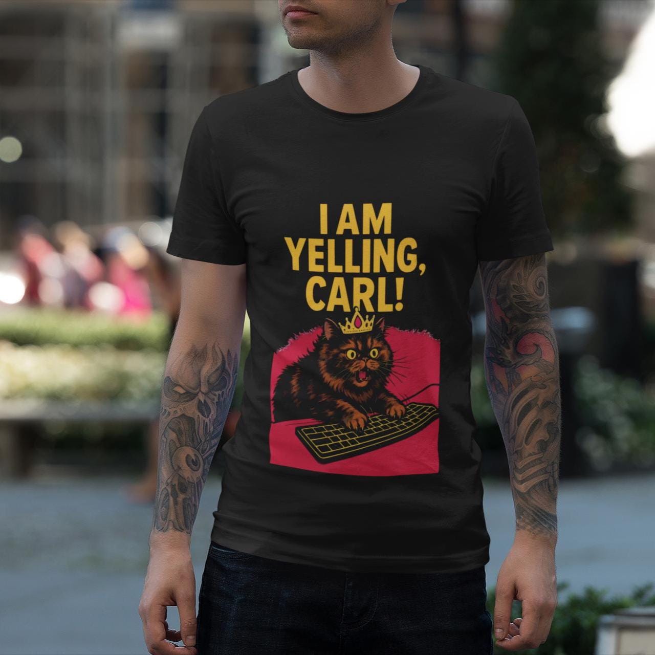 I Am Yelling, Carl! T-shirt