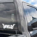 What Would Uzi Jesus Do Car Window Decal