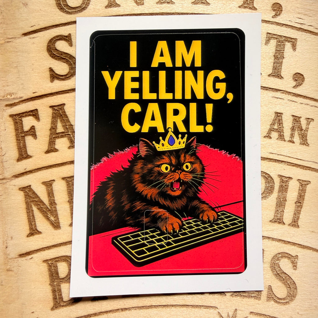 DCC Fan Art Credit Card Skins - I Am Yelling Carl, Sluggalos, & Prepotente