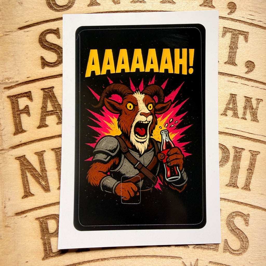 DCC Fan Art Credit Card Skins - I Am Yelling Carl, Sluggalos, & Prepotente