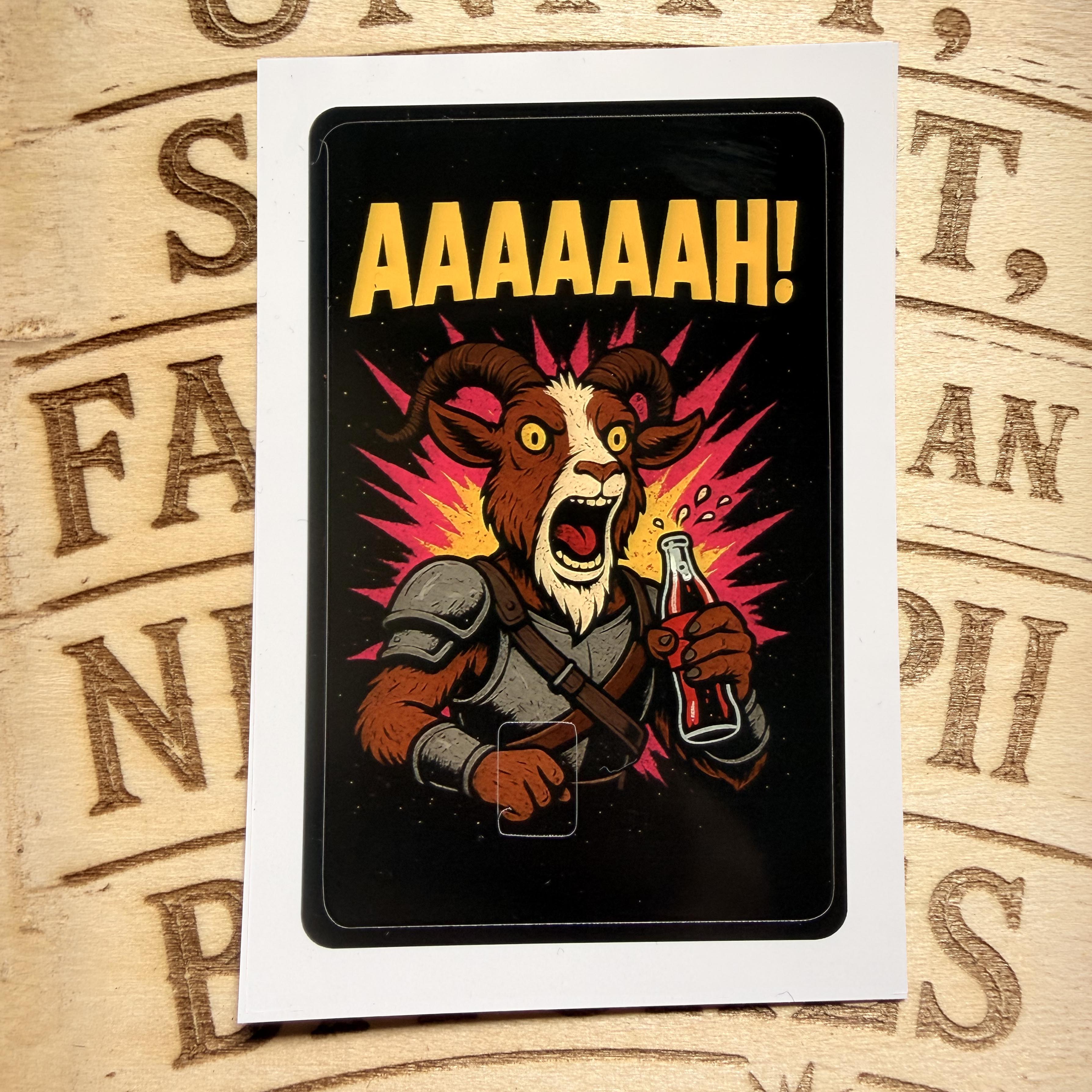 DCC Fan Art Credit Card Skins - I Am Yelling Carl, Sluggalos, & Prepotente