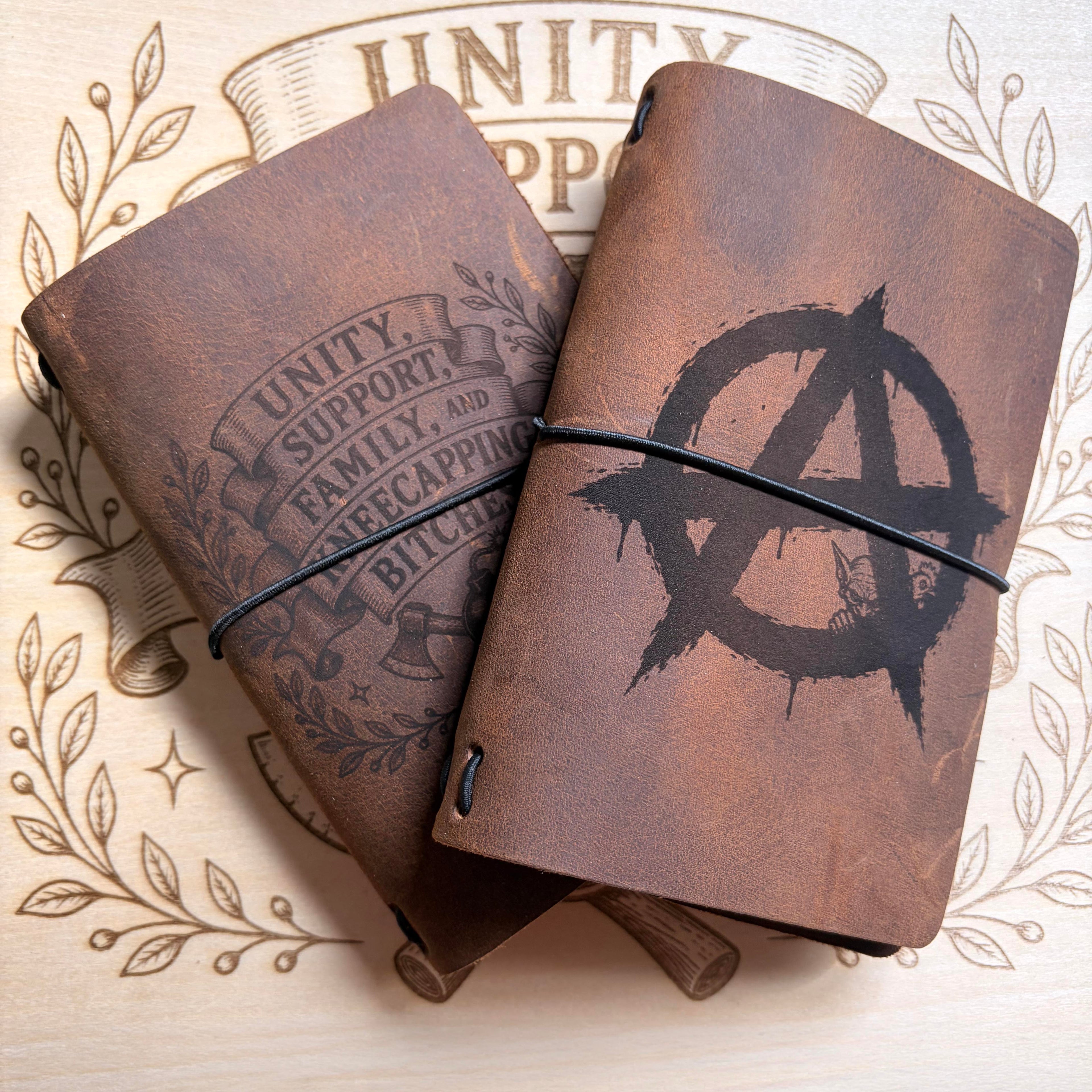 Dungeon Anarchist's Bathroom Reader - Leather Journal