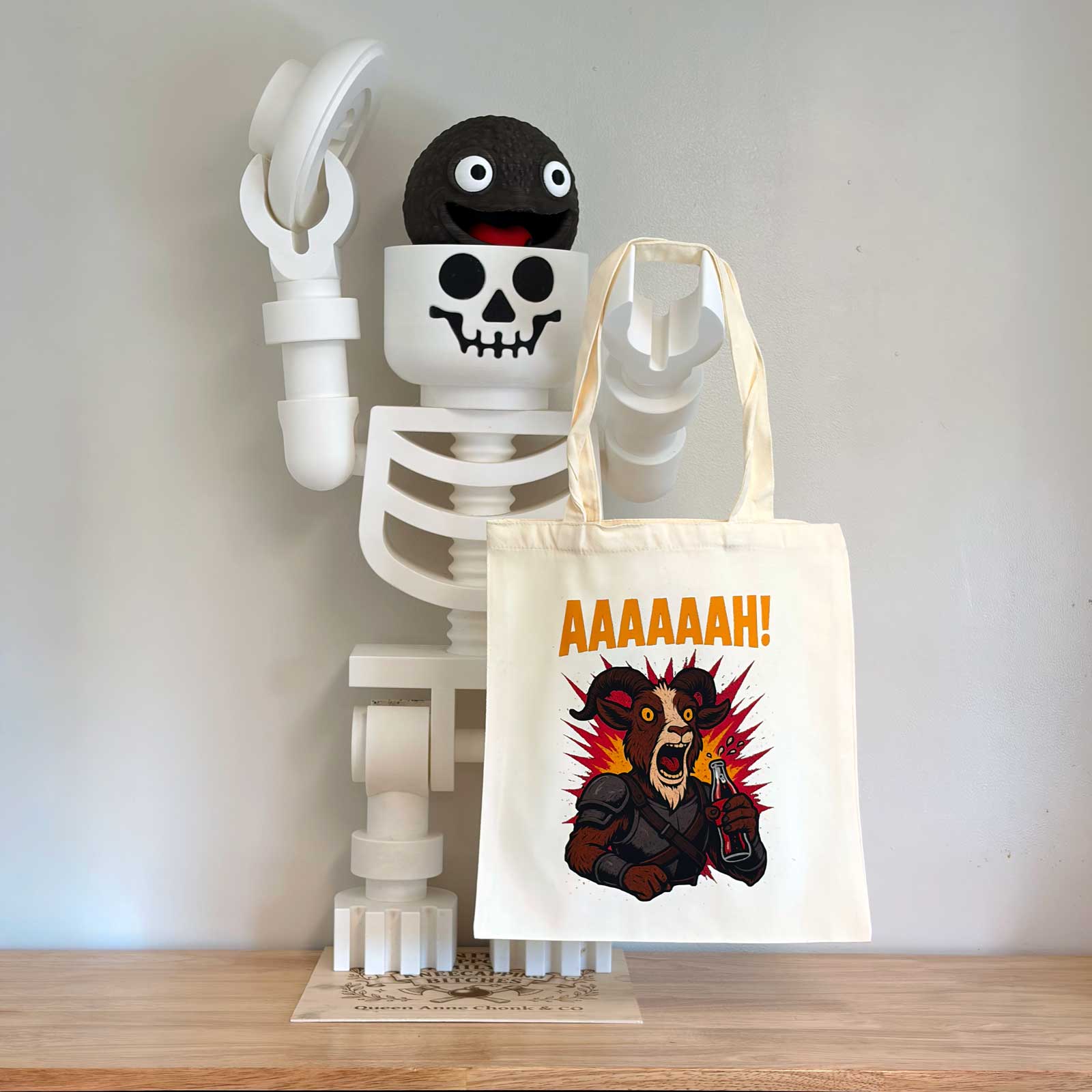Prepotente AAAAAH Canvas Tote Bag