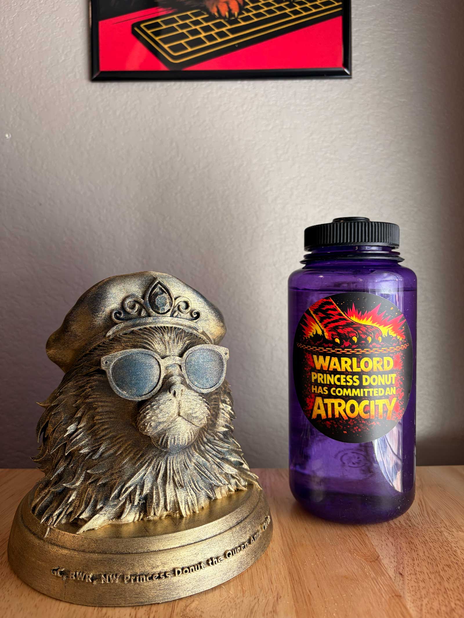 Princess Donut Has Commited An Atrocity Vinyl Sticker - Dungeon Crawler Carl Fan Art