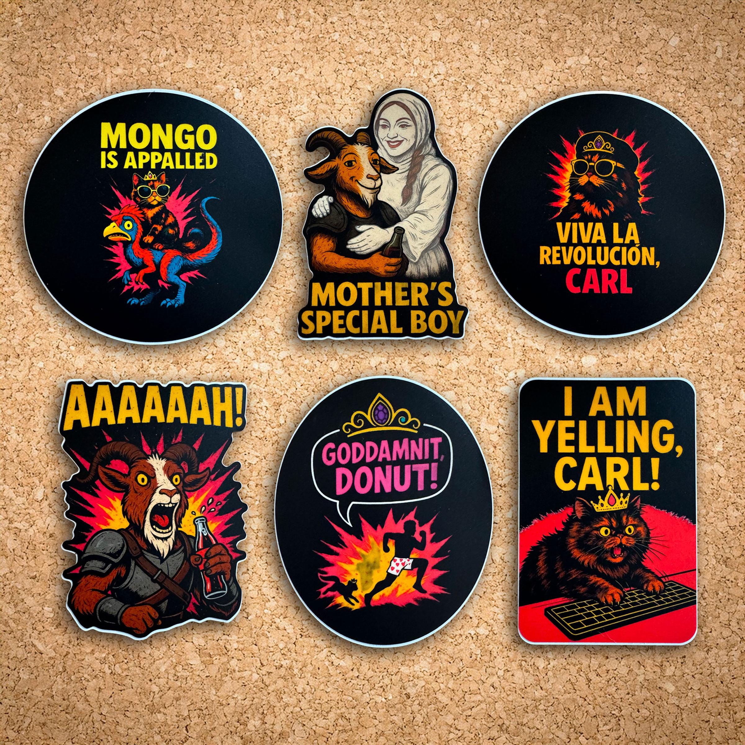 Dungeon Crawler Carl Sticker Pack