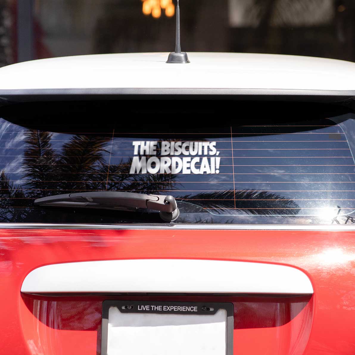 The Biscuits, Mordecai! Car Window Decal (Spoilers!)