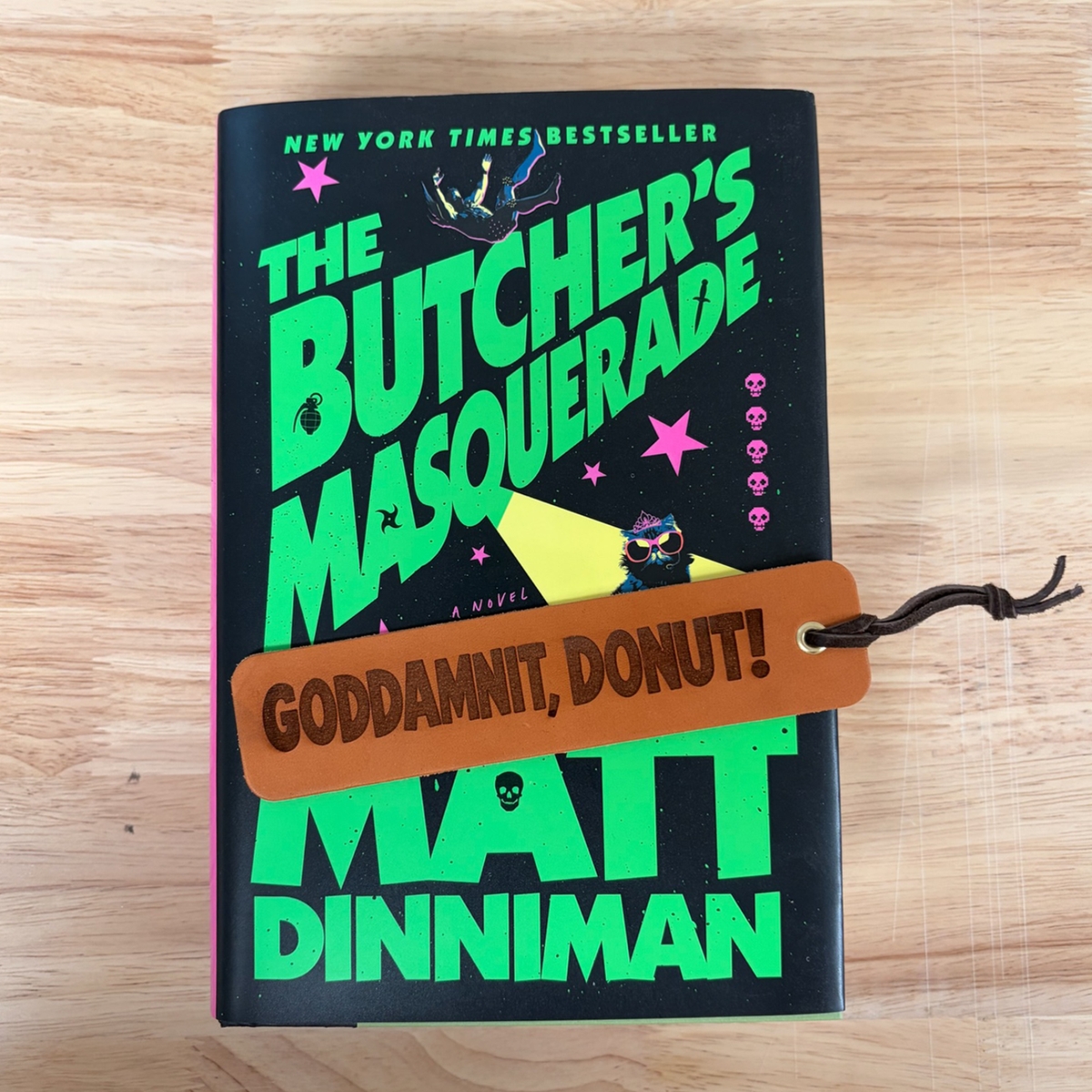 Goddamnit, Donut Leather Bookmark | Dungeon Crawler Carl Fan Art