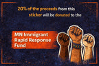 RESIST: Princess Donut Anti Fascist Protest Sticker