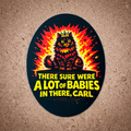 Princess Donut - 'A Lot Of Babies In There' Vinyl Sticker - Dungeon Crawler Carl Fan Art