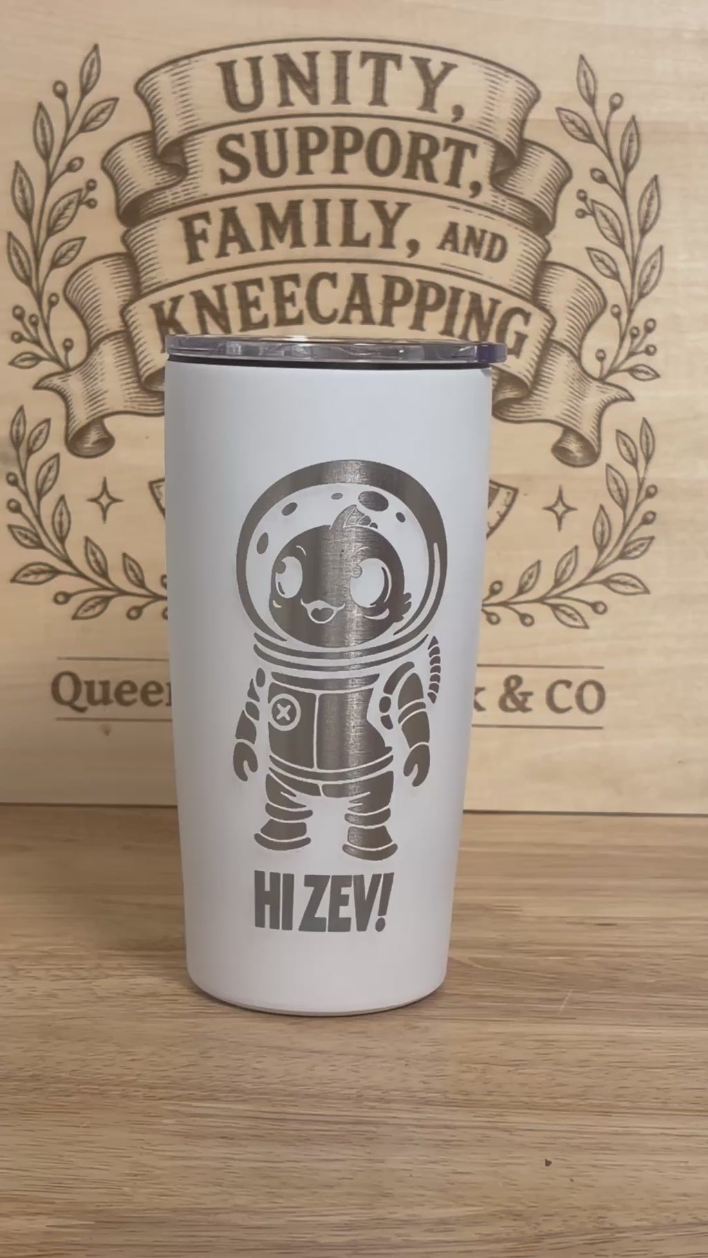You Will Not Break Me 20z Engraved Tumbler