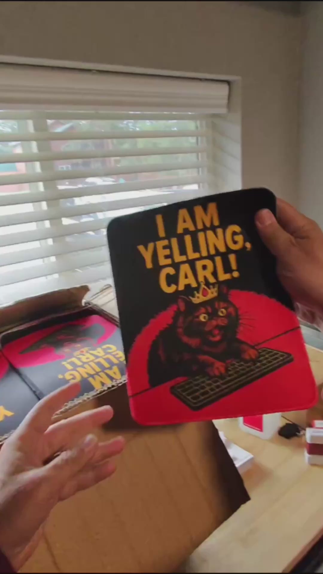 Princess Donut "I Am Yelling, Carl" Mouse Pad