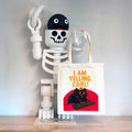 I Am Yelling Carl Canvas Tote Bag